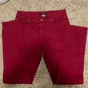 WHBM Red Jean Pant